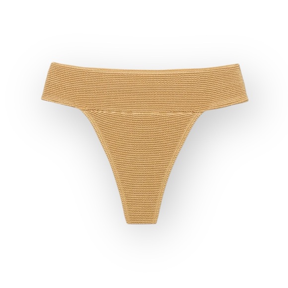 new Montce ☀︎︎ Tamarindo Ruched Scrunch Butt Bikini Bottom ☀︎︎ Goldie ☀︎︎ Small - Picture 12 of 16